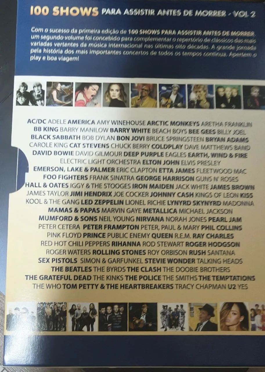 100 Shows Para Assistir Antes de Morrer - 2 Boxes - 10 DVDs - Foto 5