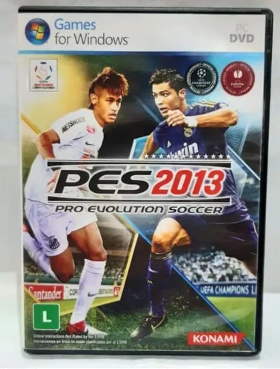 Jogo de PC PES 2013 original Jogo de computador e notebook 