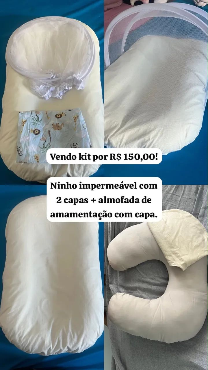 Kit almofada amamentação + ninho - Foto 2