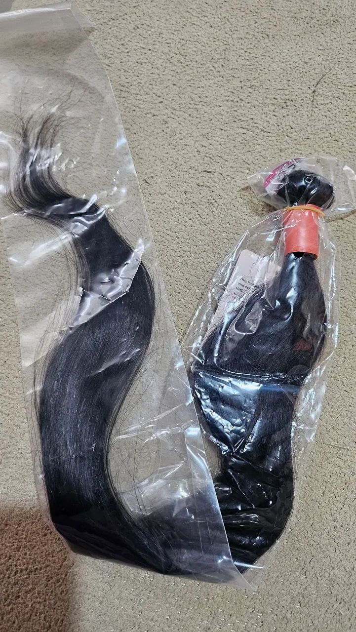 Cabelo humano  certificado 66cm