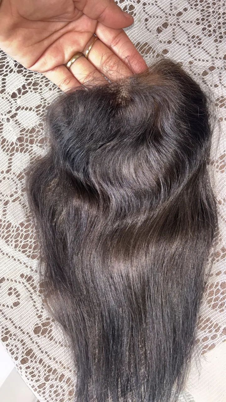 Topo cabelo 100% HUMANO 4x4 - Foto 3