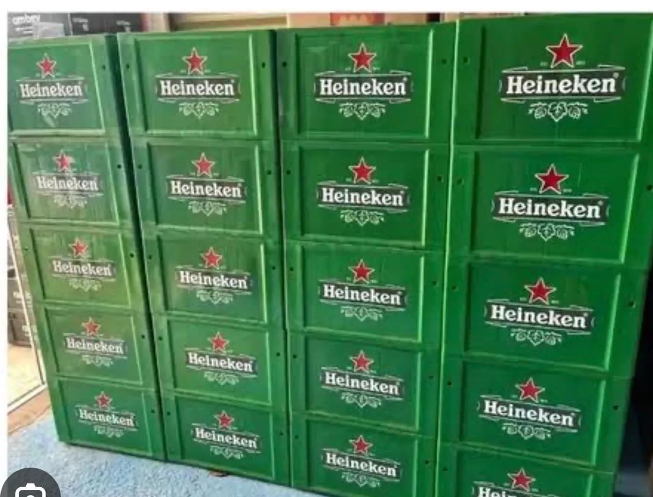 18 caixas completas de engradado Heineken  - Foto 2