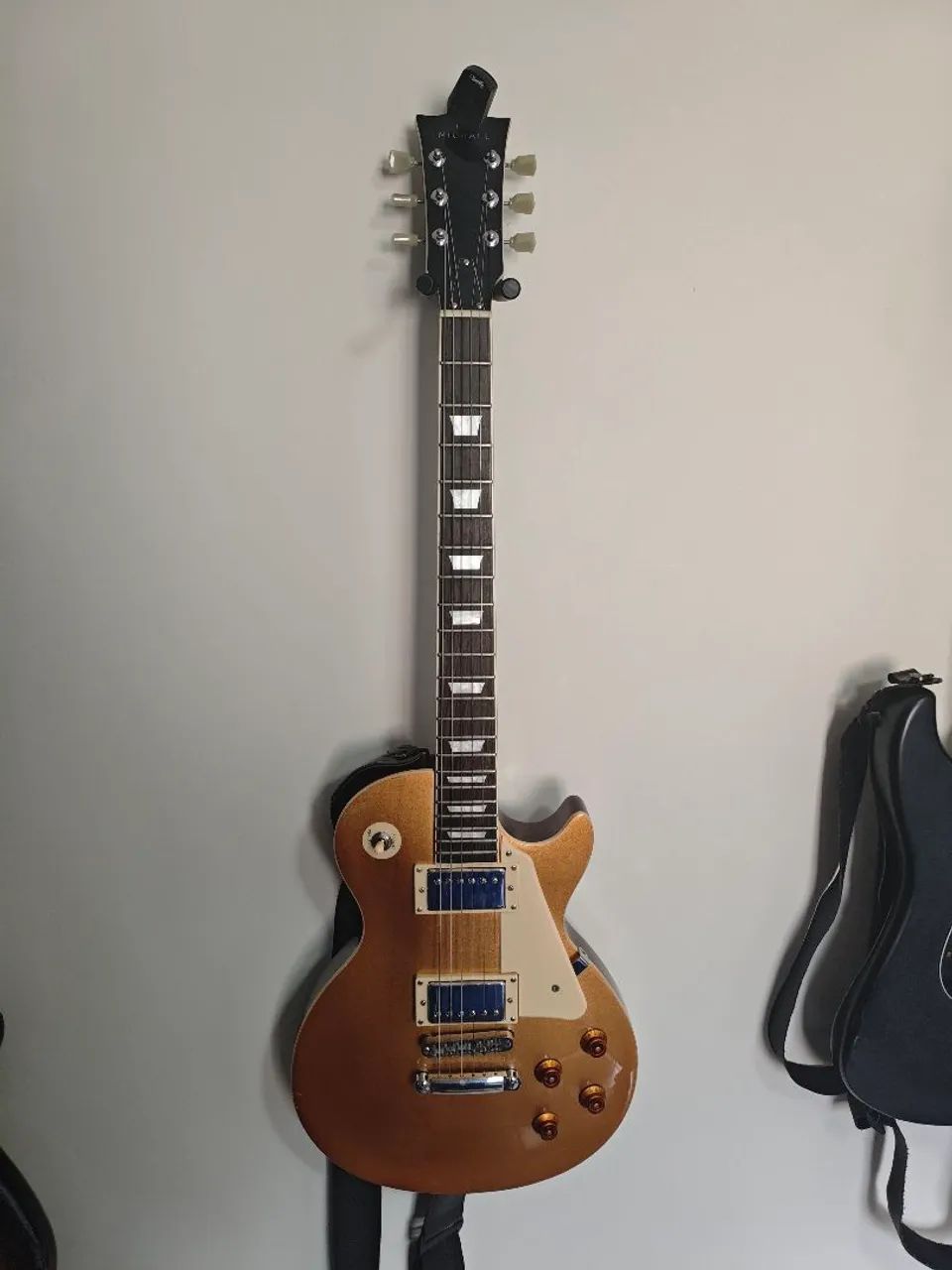 Violão Michael gm750n GD Goldtop + kit - Foto 3