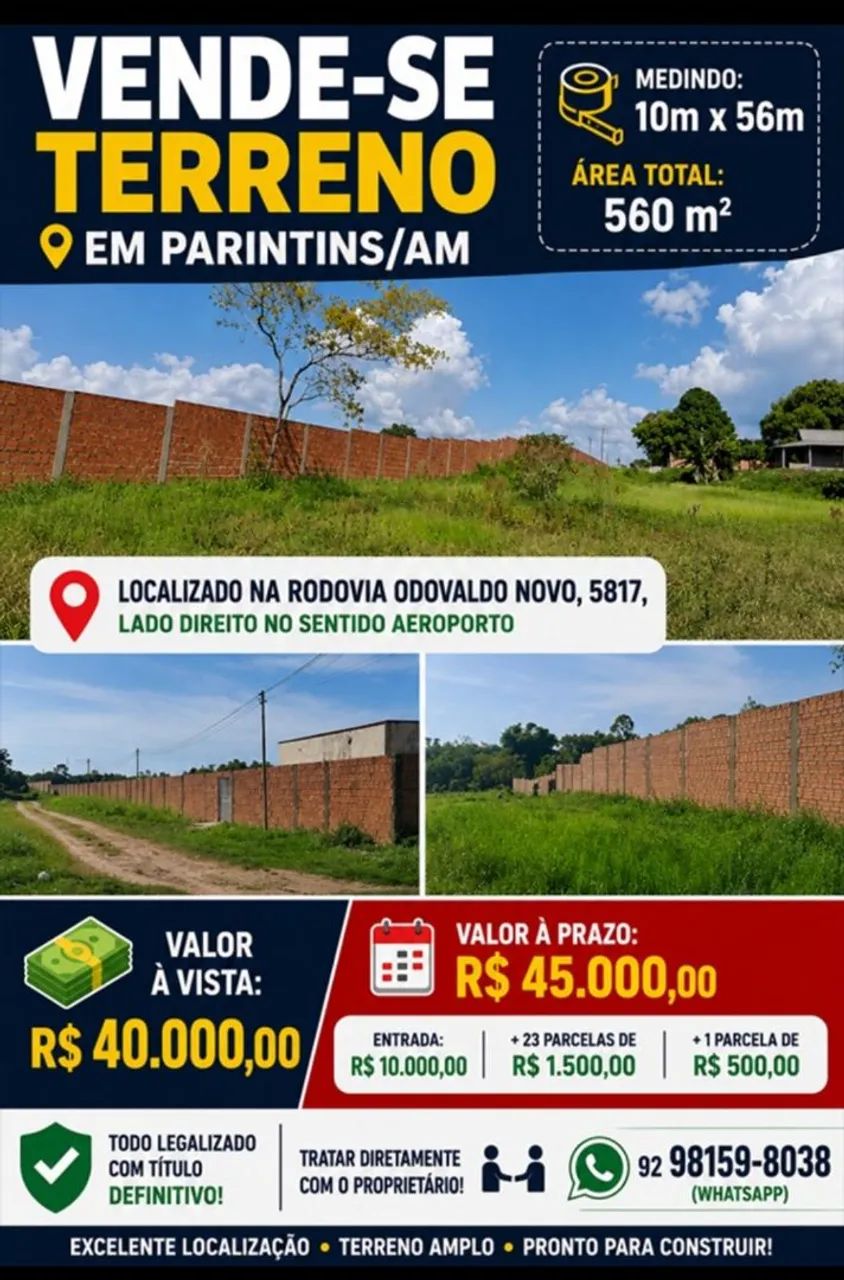 Terreno em Parintins/Am