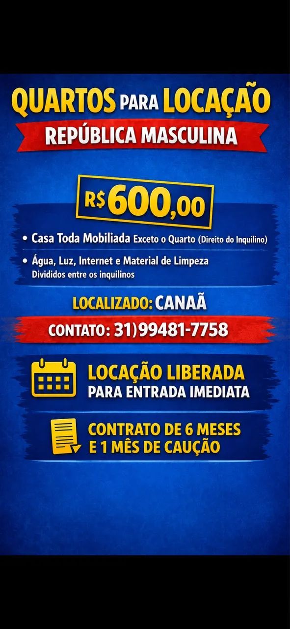 Quarto em república 