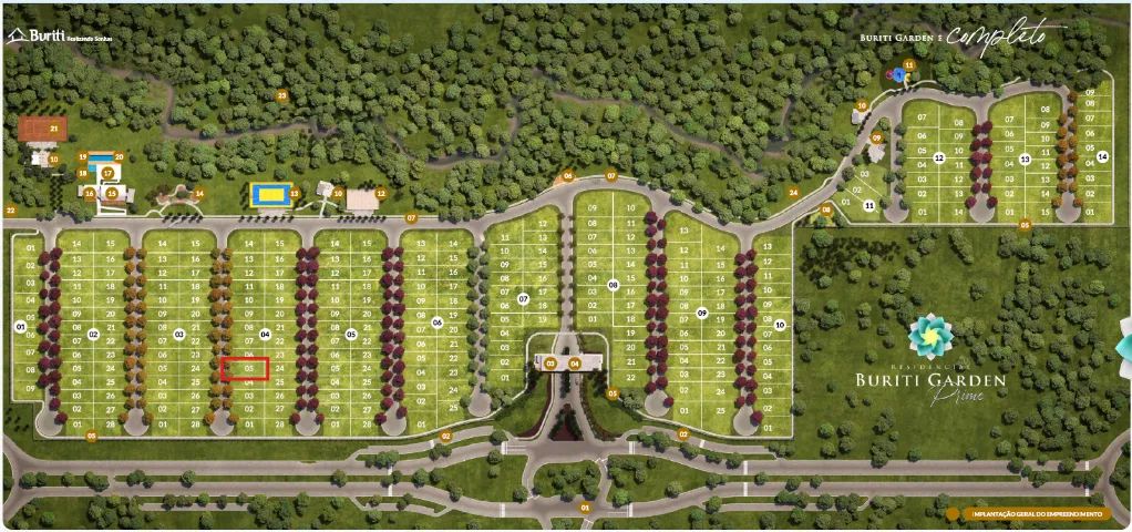 LOTE QUITADO NO BURITI GARDEN PRIME
