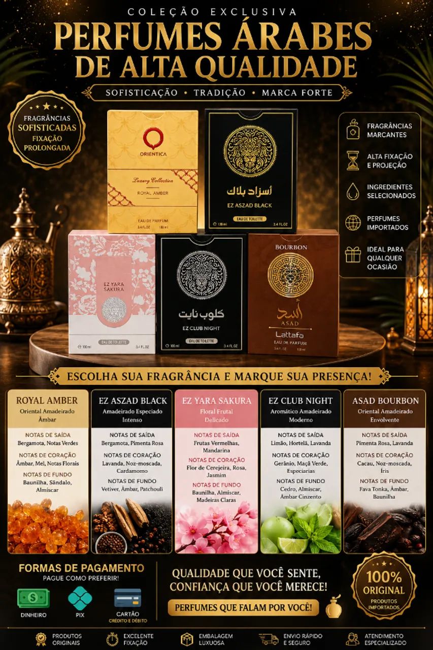 perfumes Árabes importados