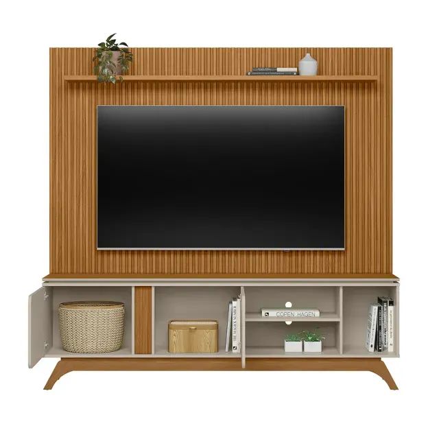 Painel Genova + Rack Istambul 2,00m  Produto Novo!! Pronta Entrega!! - Foto 6