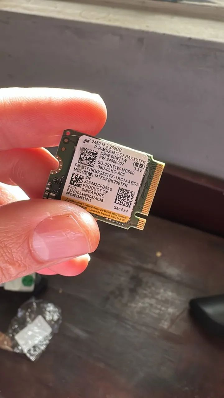 SSD NVME 256GB