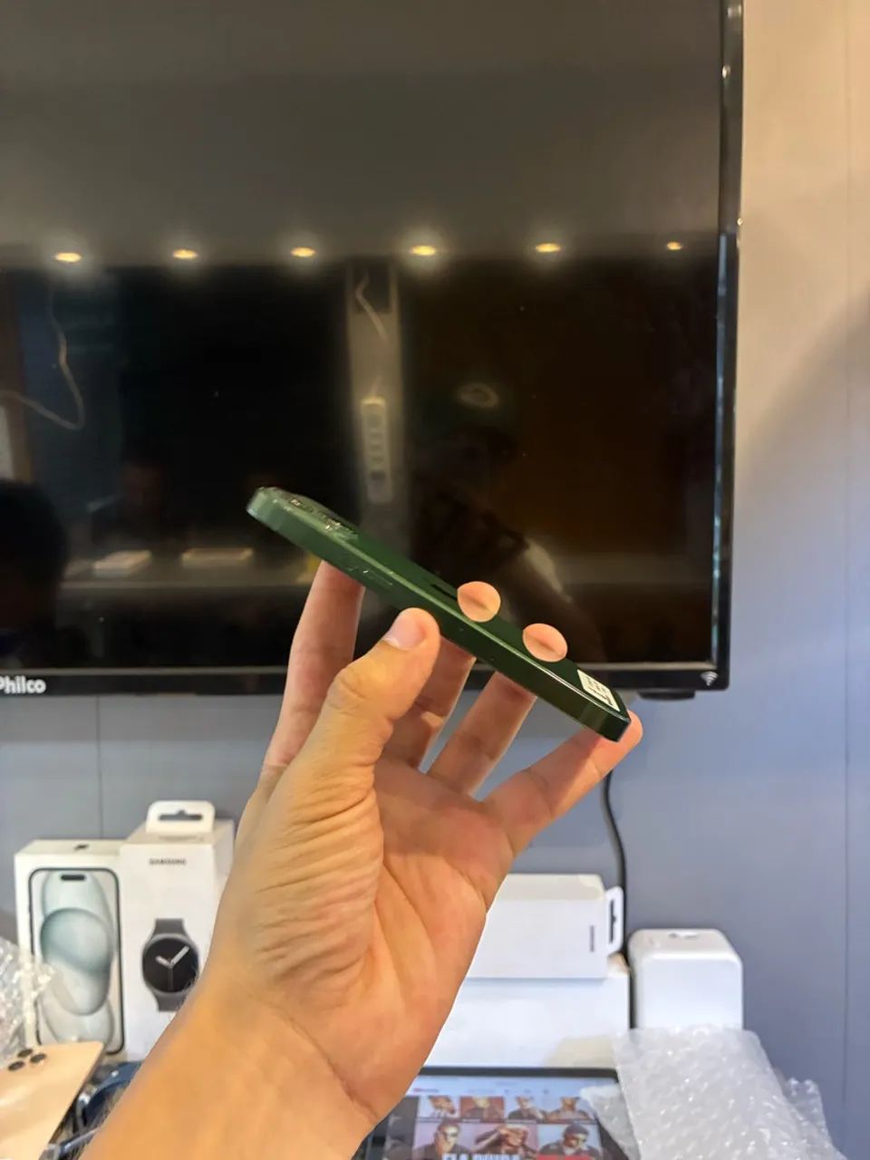 iPhone 13 Mini - 128GB ( Verde )  - Foto 4