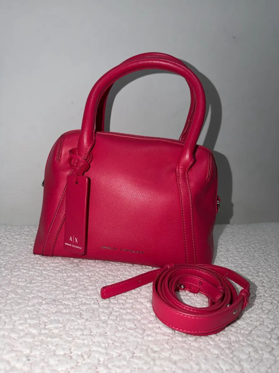 Bolsa Armani Exchange Mini Duffle Bag Pink