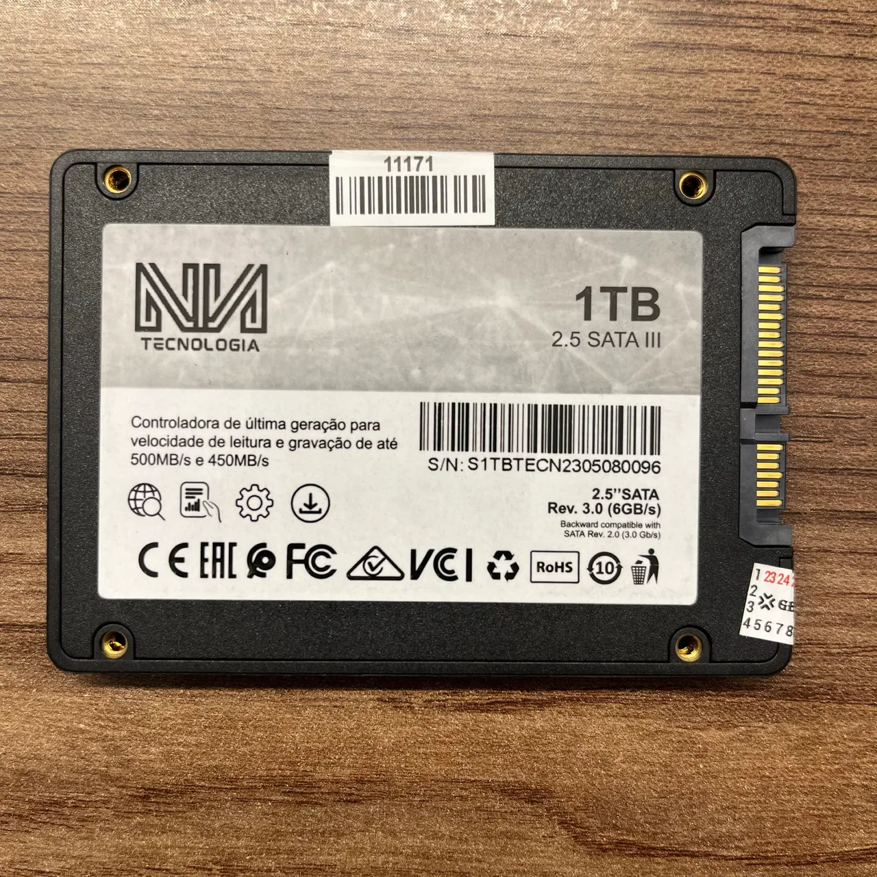 SSD Crucial P5, 2TB, M.2 2280, PCIe NVMe, Leitura Até 3400 MB/s