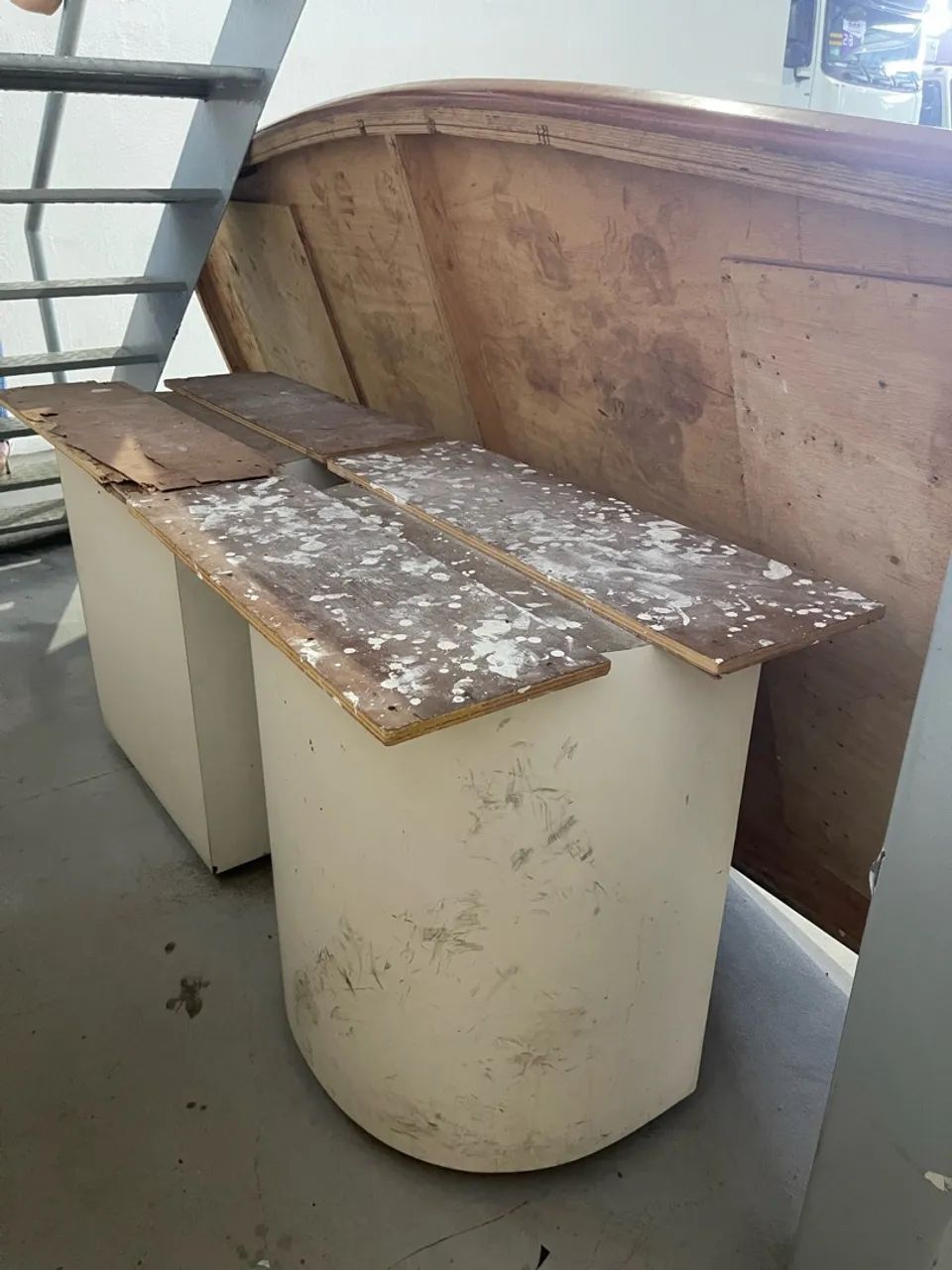 Mesa artesanal de madeira - Compensado Naval - Foto 3