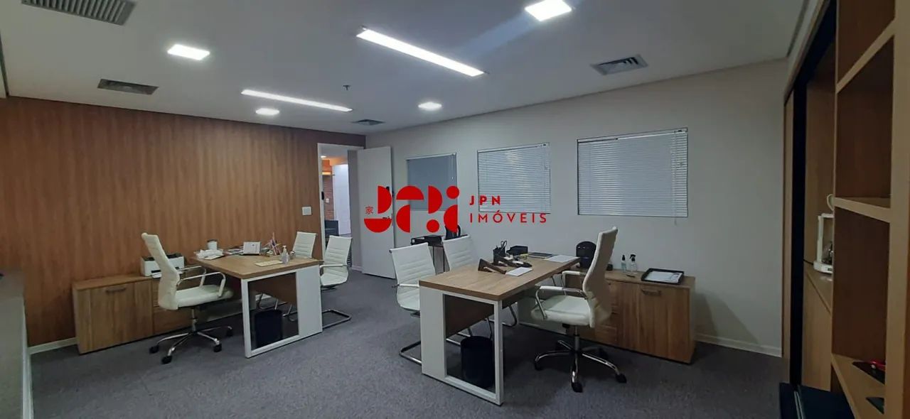 Sala comercial Vila Olímpia, mobiliada - 244m², 04 banheiros, 04 vagas - Foto 2