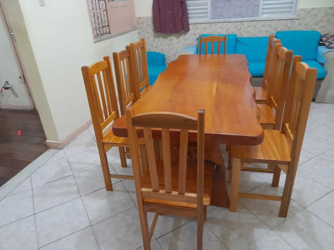Mesa de madeiras rusticas - Foto 2