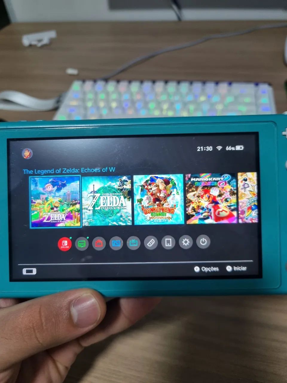 Nintendo switch lite desbloqueado 256GB - Foto 3