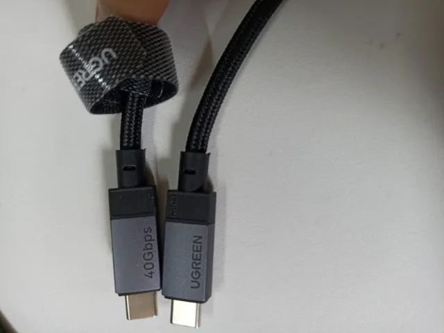 Cabo UGREEN USB4 40Gbps - 240W PD 3.1 - 8K 60Hz - 1 metro - Thunderbolt Compatível - Foto 3