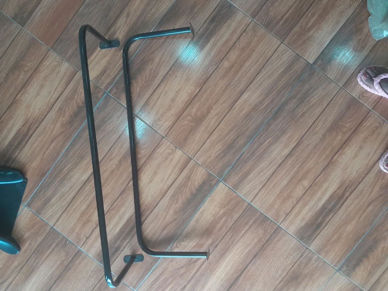 Arara preta de parede 