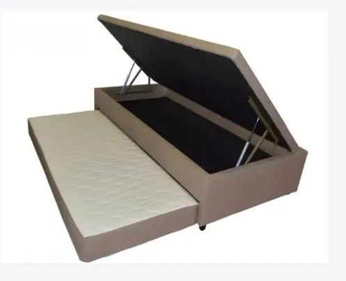 ? Cama Baú Solteiro com Auxiliar - Direto de Fábrica