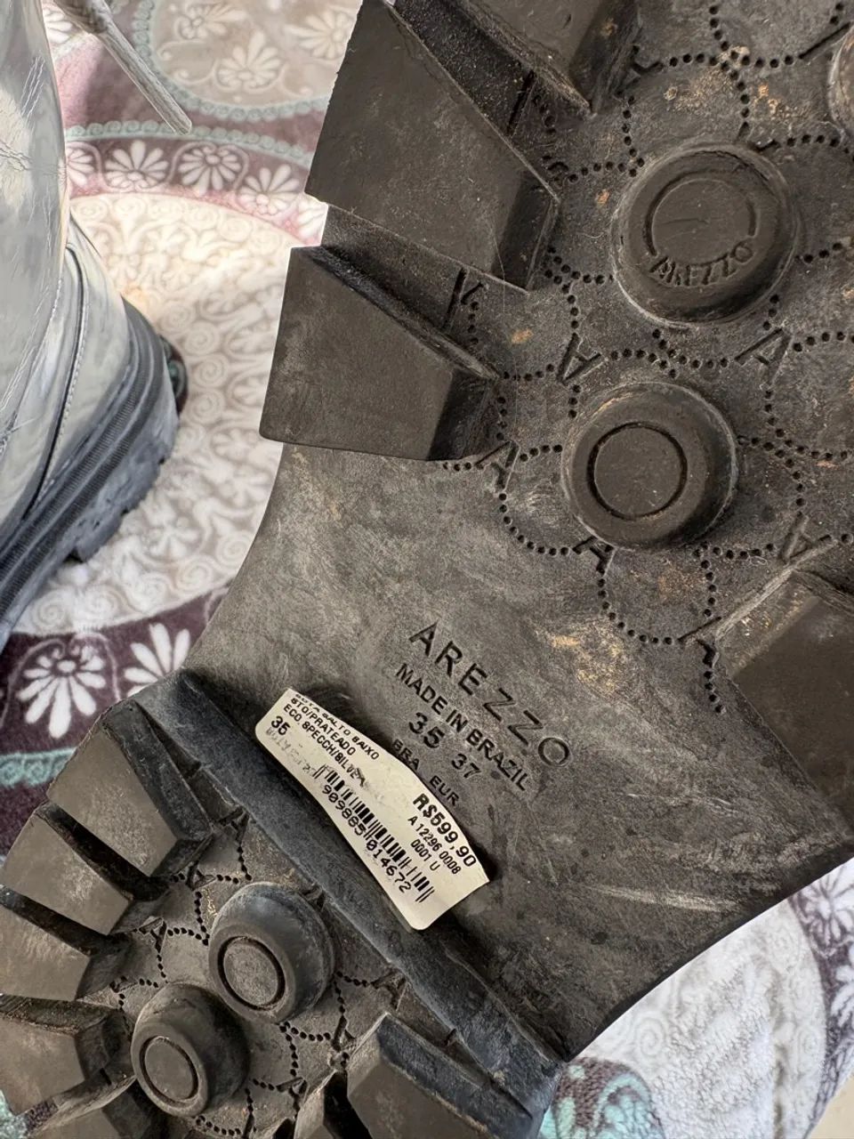 Bota metalizada da Arezzo  - Foto 3