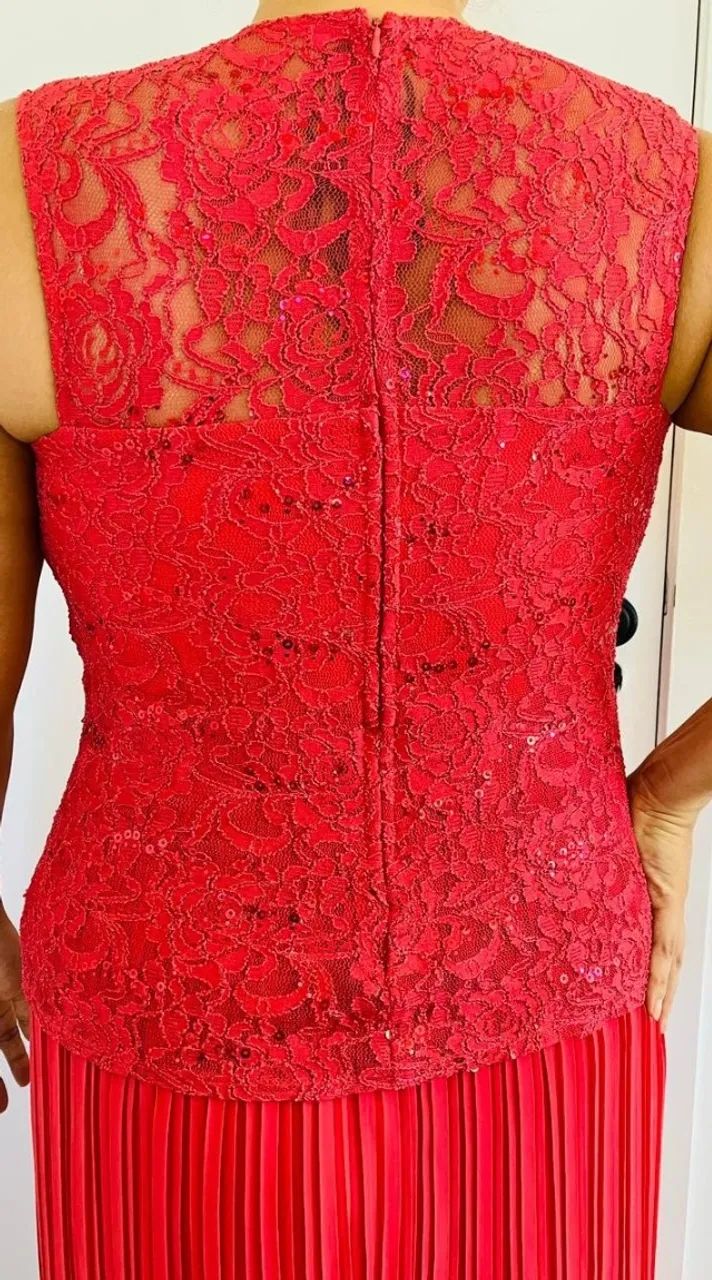 VESTIDO DE FESTA VERMELHO - Foto 2