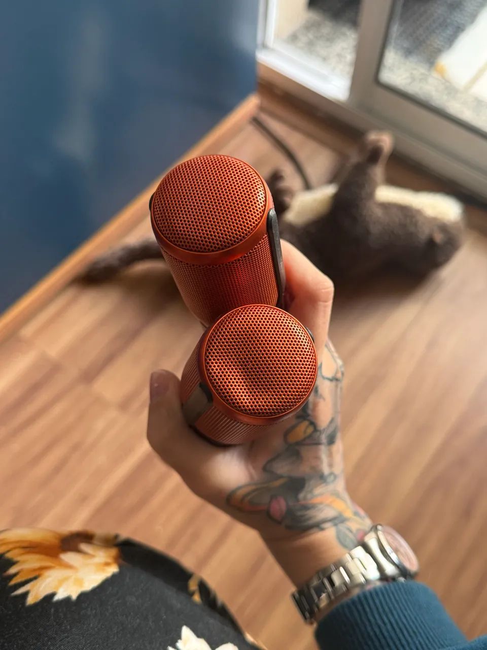 Caixa de som JBL + 2 microfones  - Foto 3