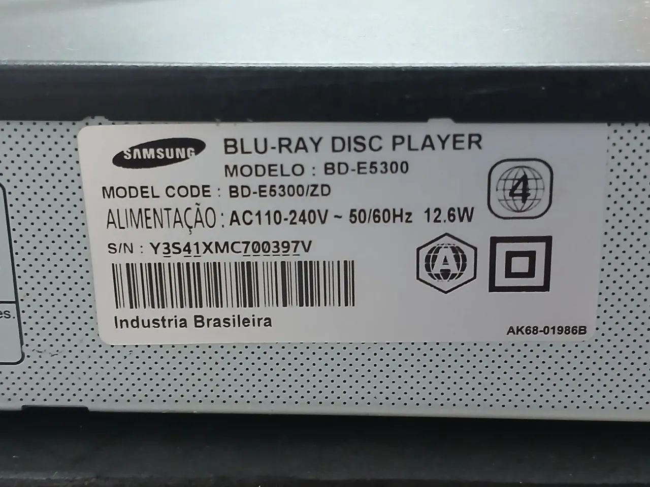 Dvd e Blu-ray player Sansung BD-E5300 - Foto 6
