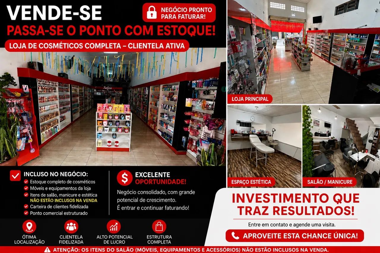 Loja de cosméticos Completa 
