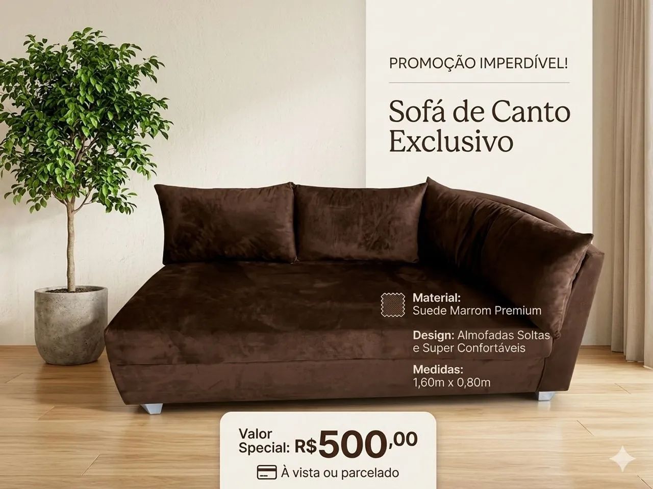 Sofá de canto 
