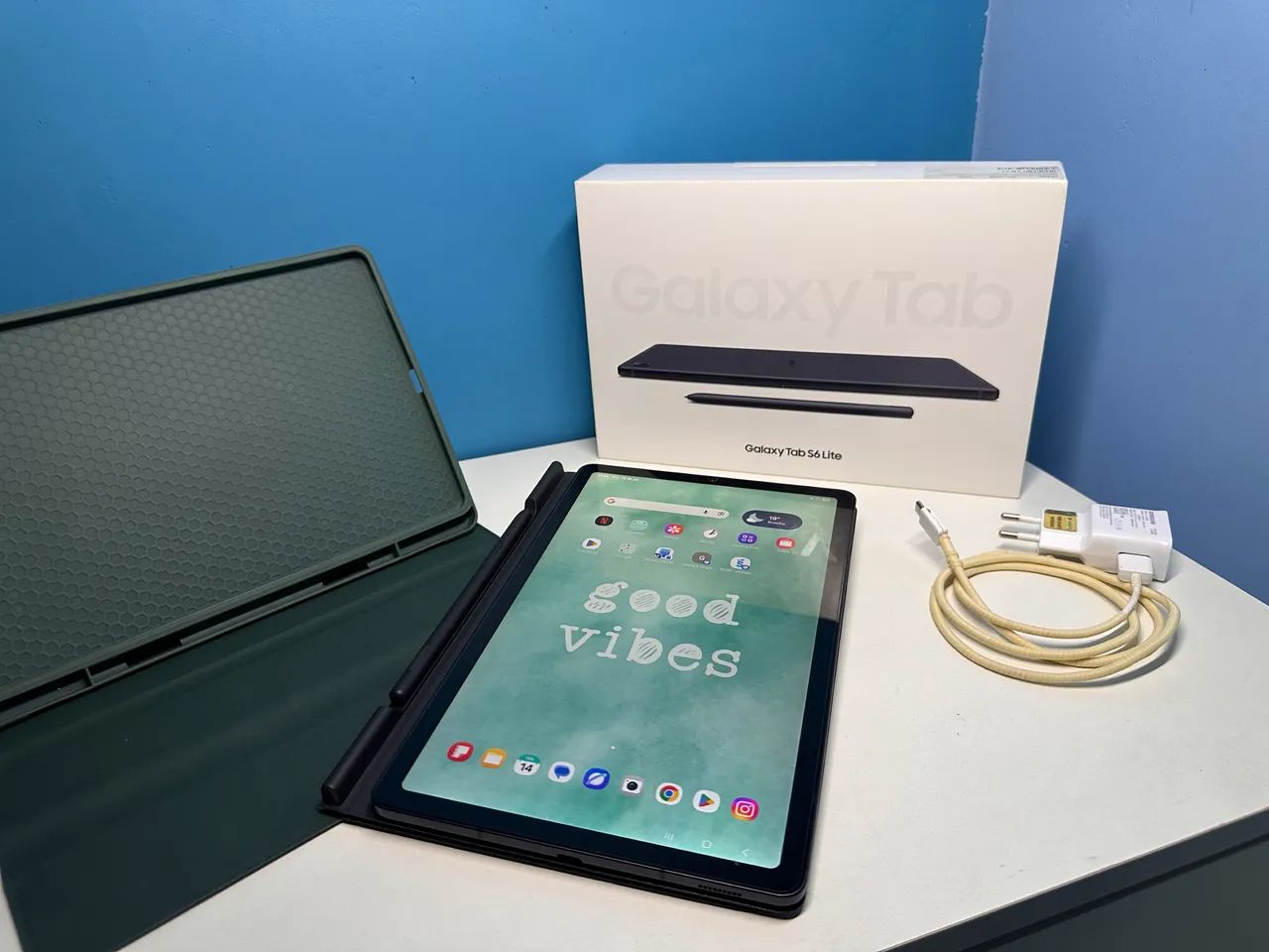 Samsung Galaxy Tab S6 Lite - Completo! TODO ORIGINAL - Foto 5