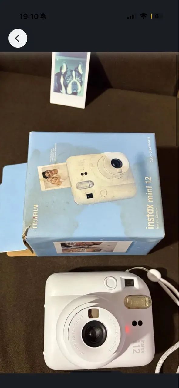 Câmera polaroide instax mini 12