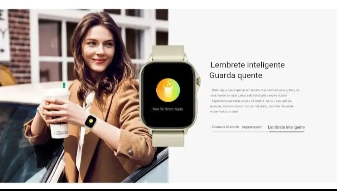 Smartwatch GPS branco  - Foto 3