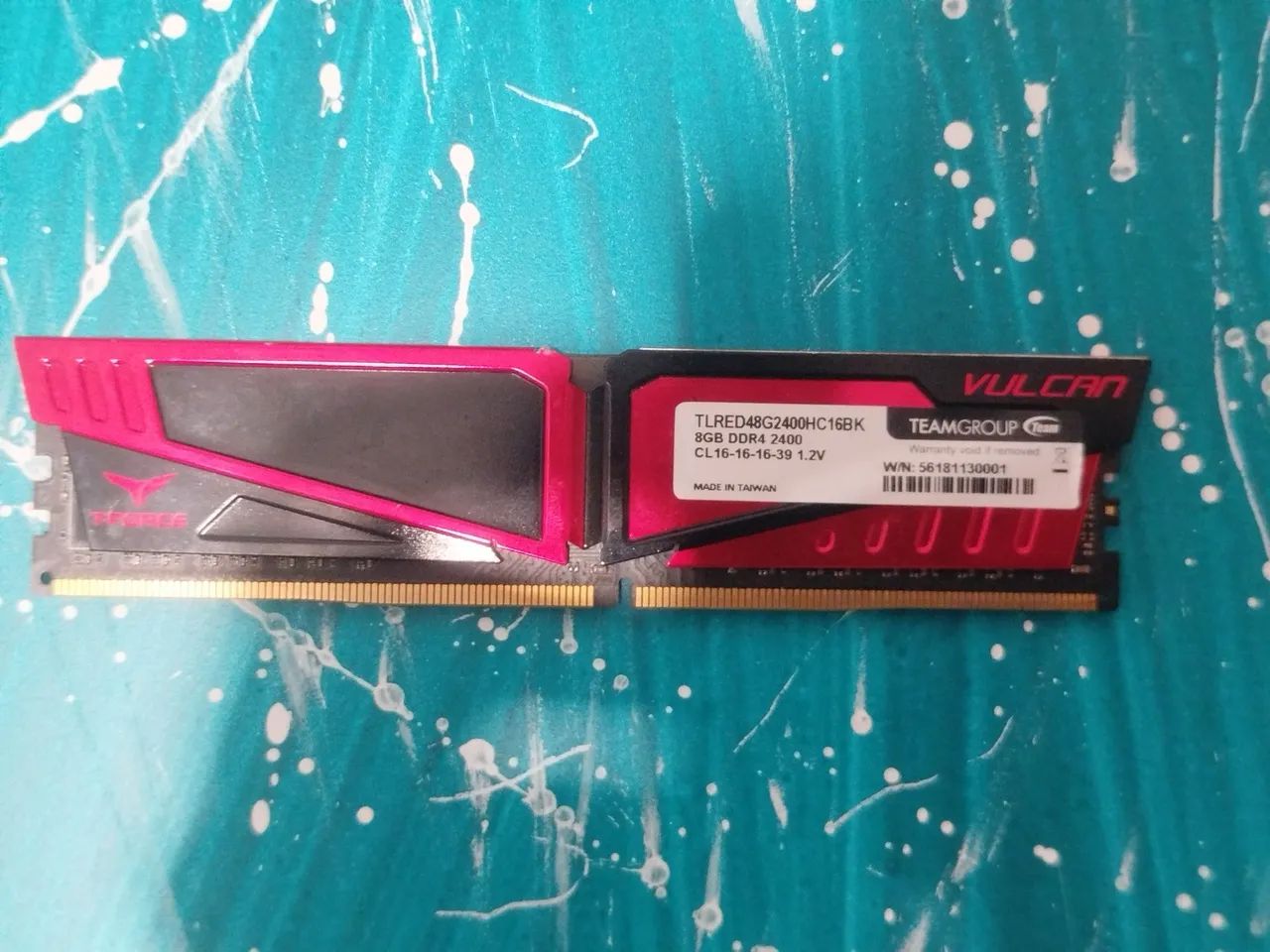 Memória ran vulcan 8g 