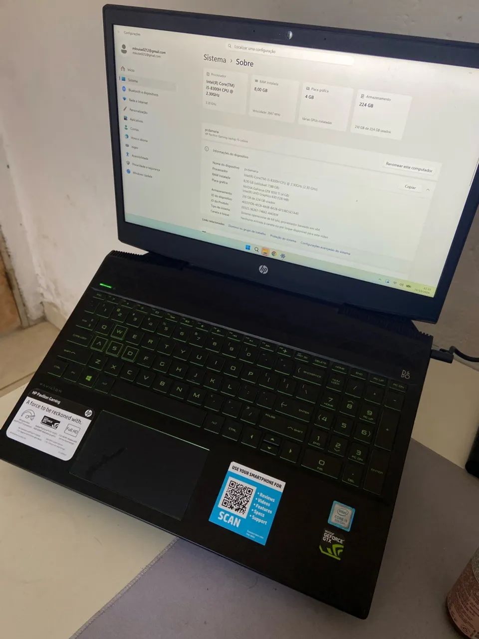 Notebook Gamer HP Pavilion - Foto 2