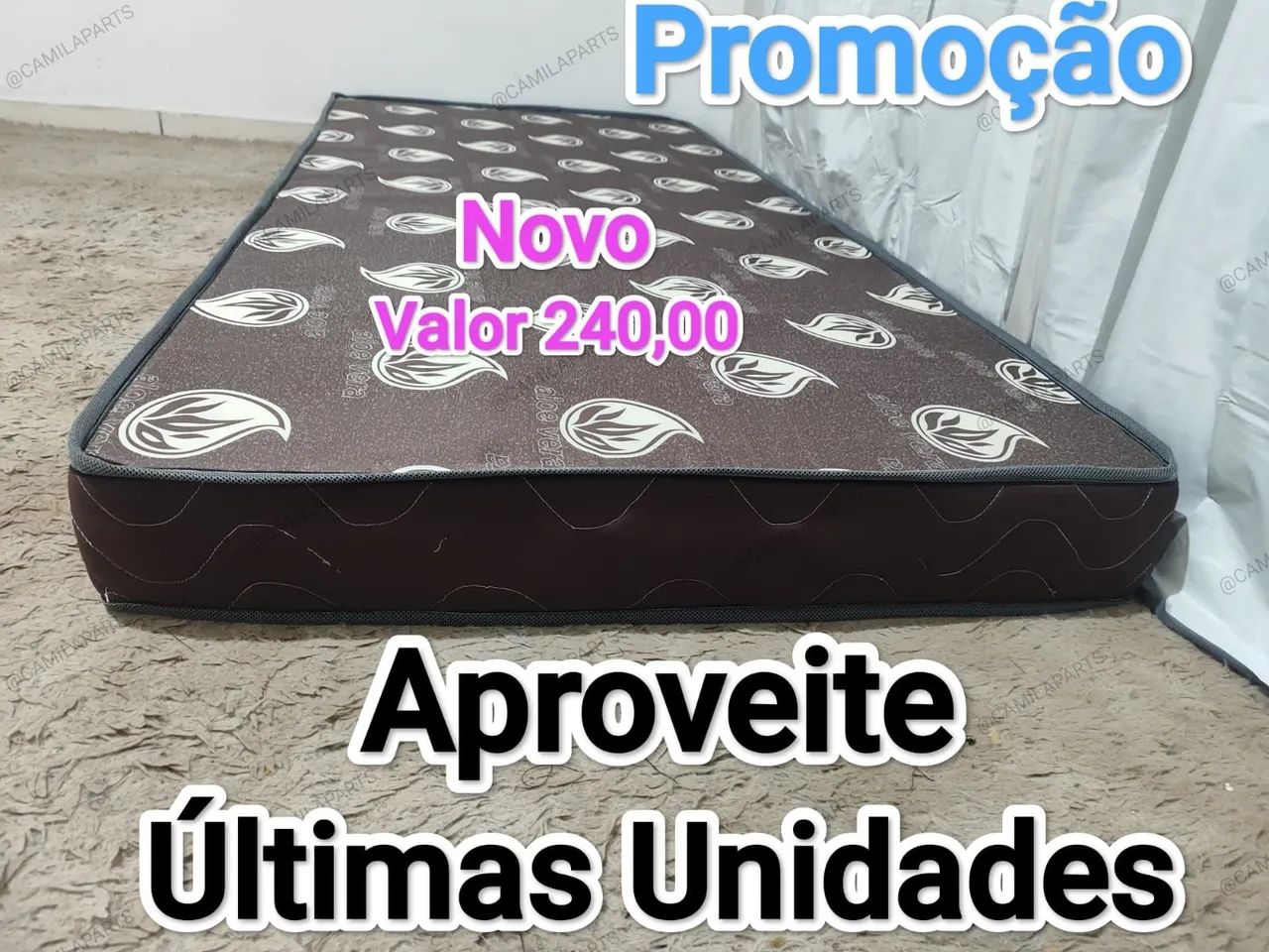 Colchão Solteiro Espuma (NOVO) Entrego  - Foto 5
