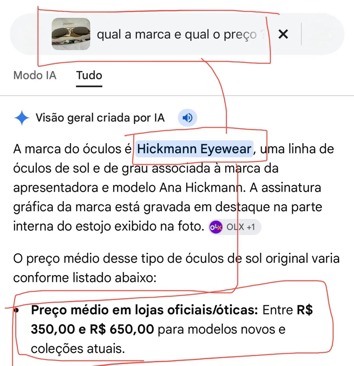 Óculos hickmann - Foto 2