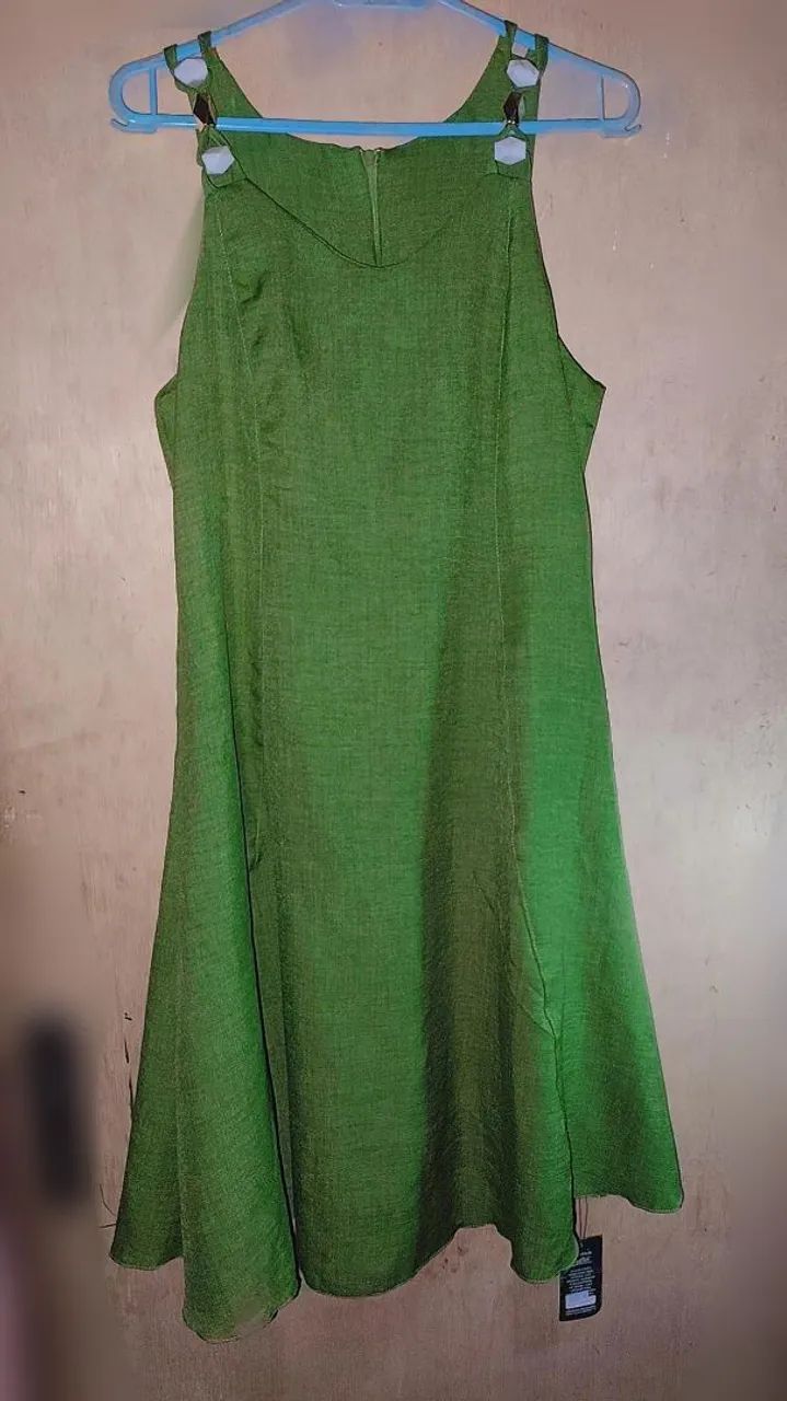 Vestido Regata Verde verão 