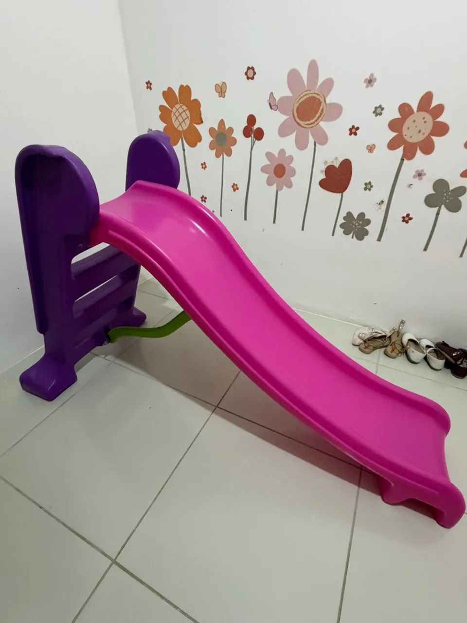 Escorrego infantil Rosa - Foto 5