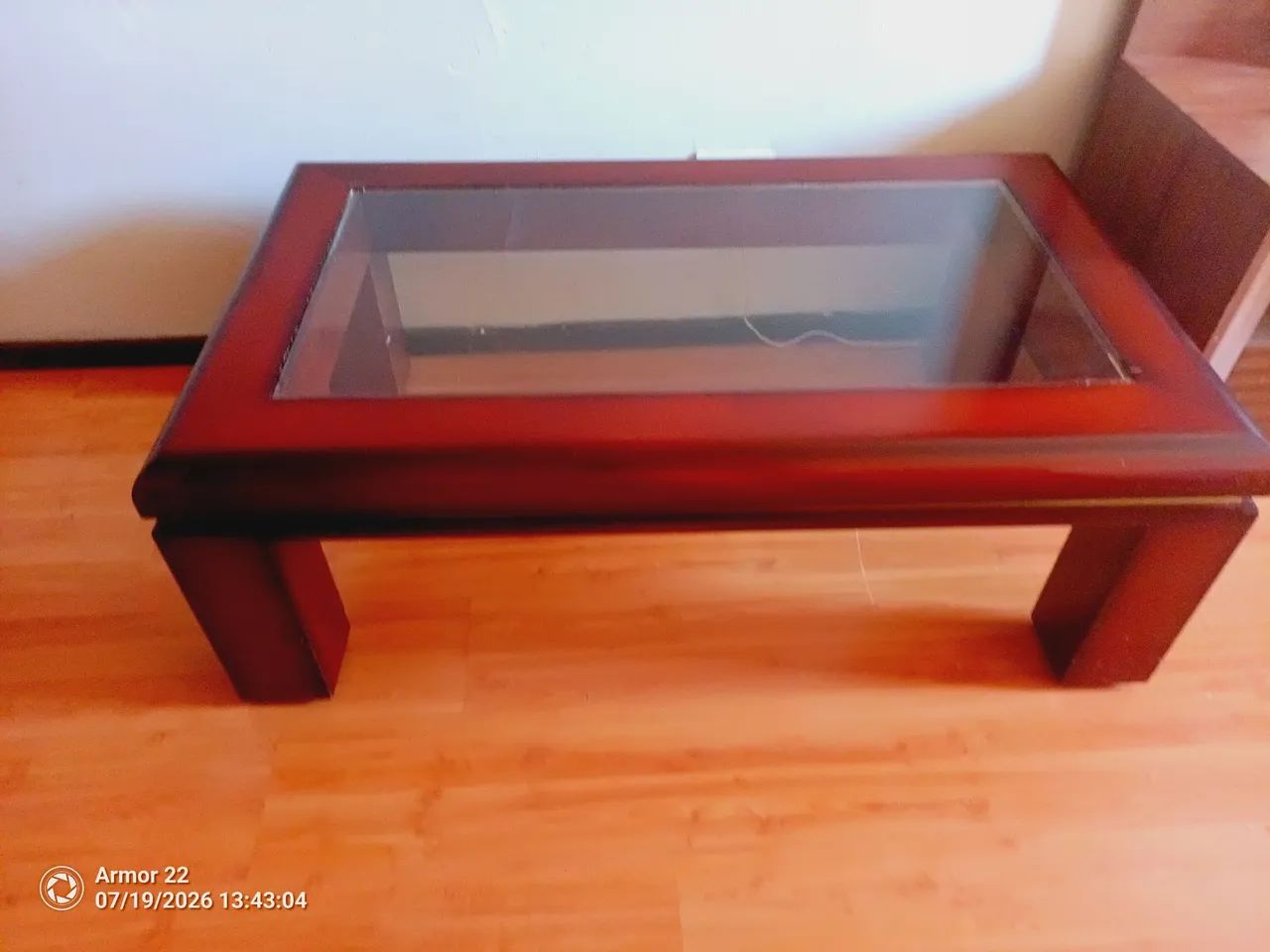 Mesa de madeira mogno - Foto 2