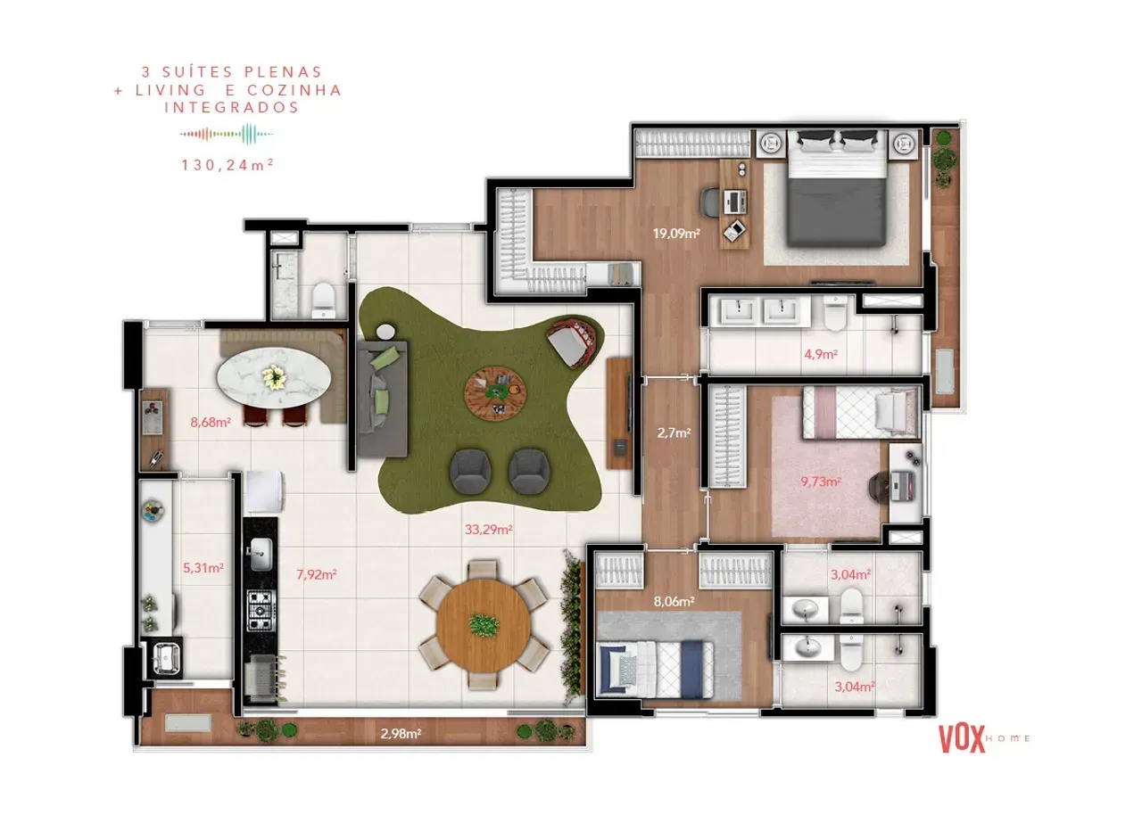 PLANTA 130m²