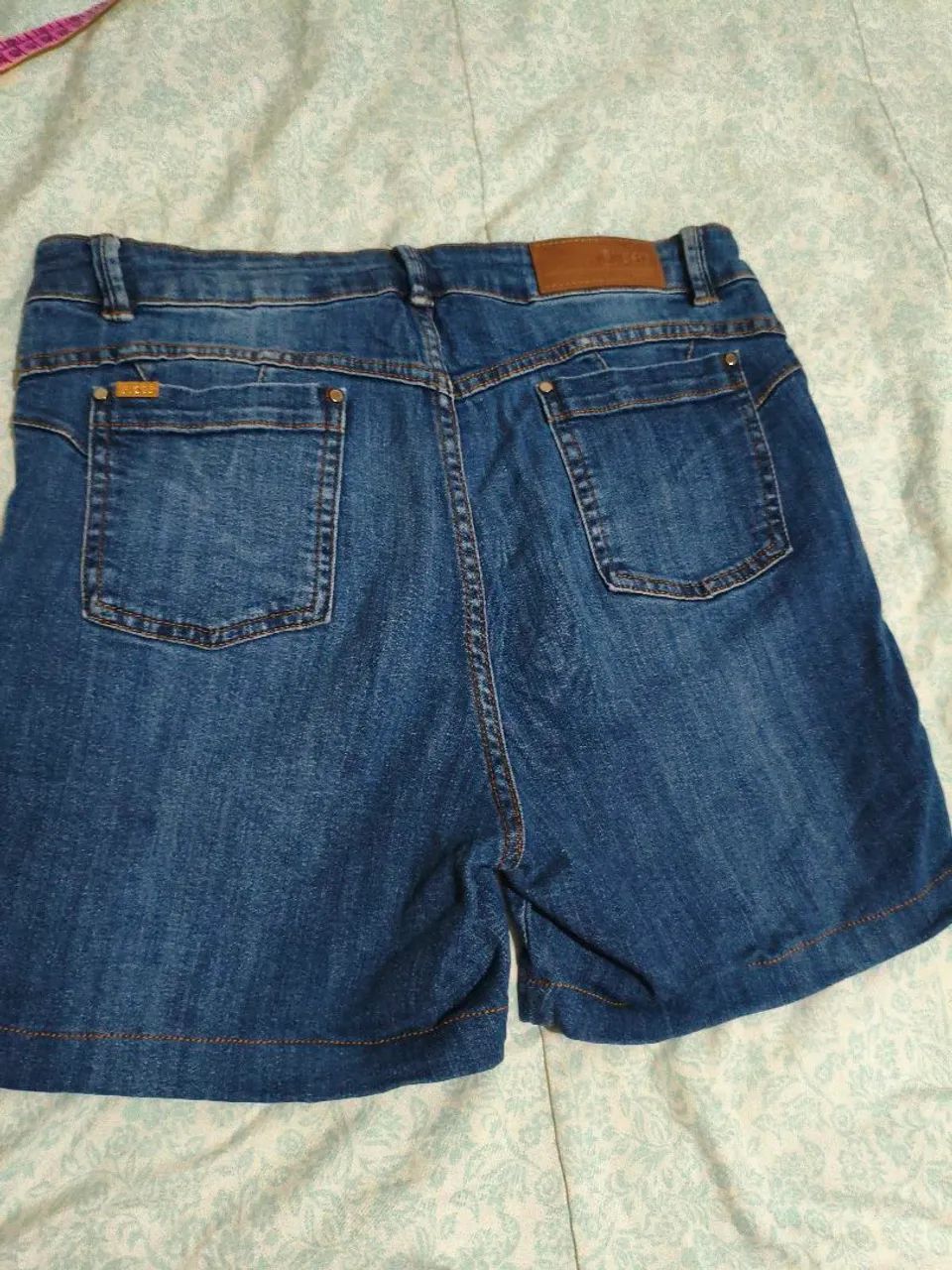 Bermuda feminina jeans 42 - Foto 5