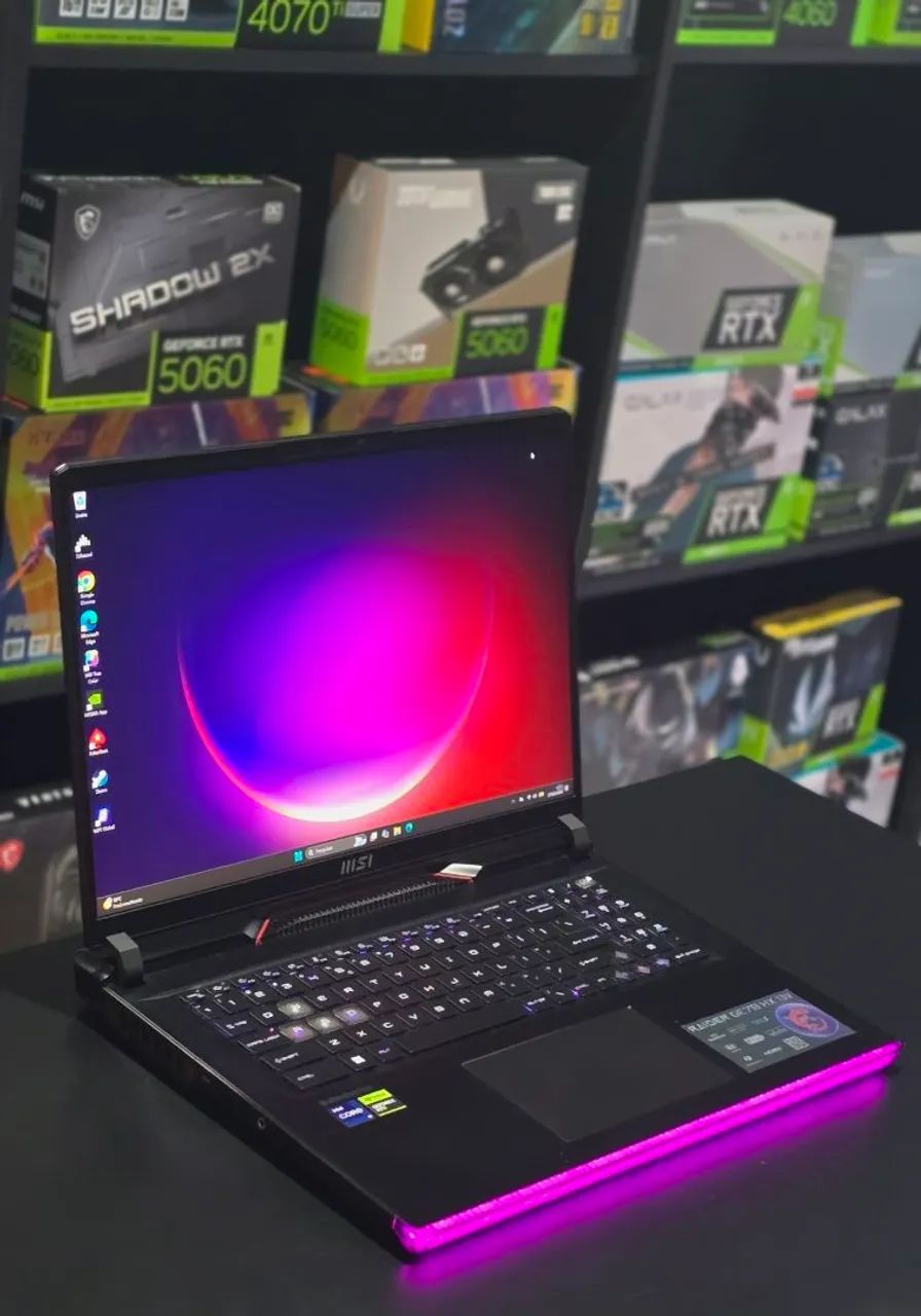 Notebook Gamer MSI Raider i9 13°HX + RTX 4070