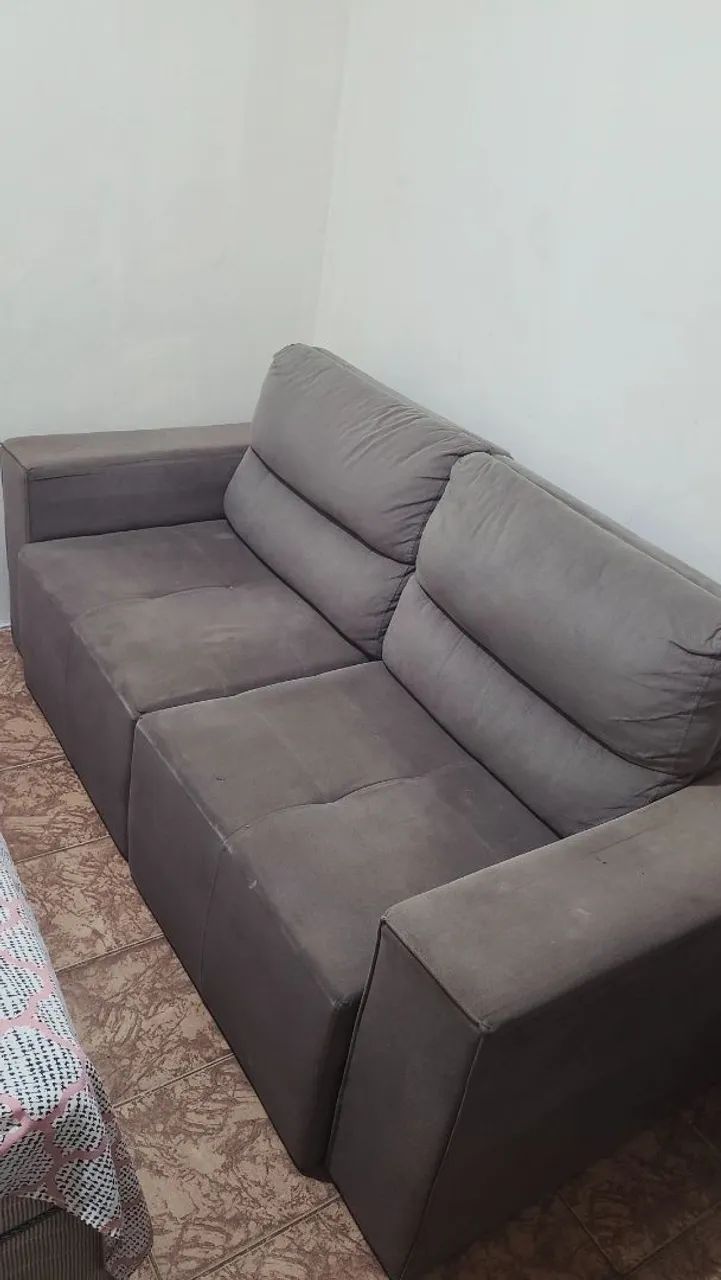 Sofá Retrátil e como trabalho com lavagem a seco, já vou entregar higienizado! - Foto 2