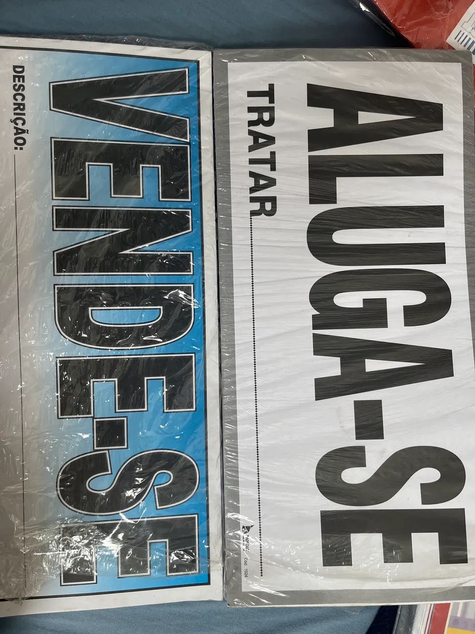 Cartaz ou Placa Papel Aluga-se ou Vende-se 