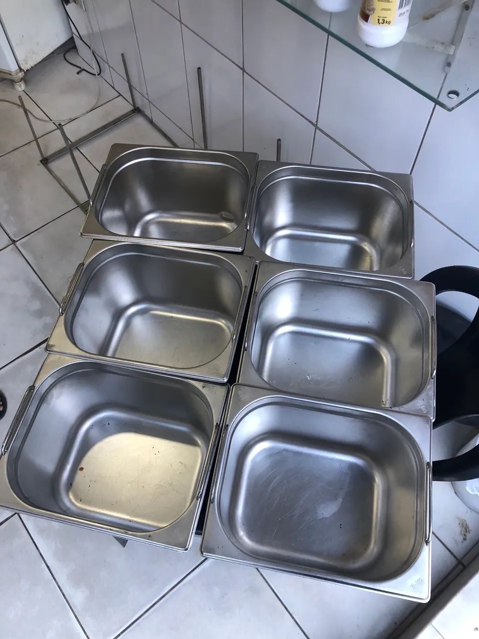 Cuba de inox sorvete e açaí 100$ unidade