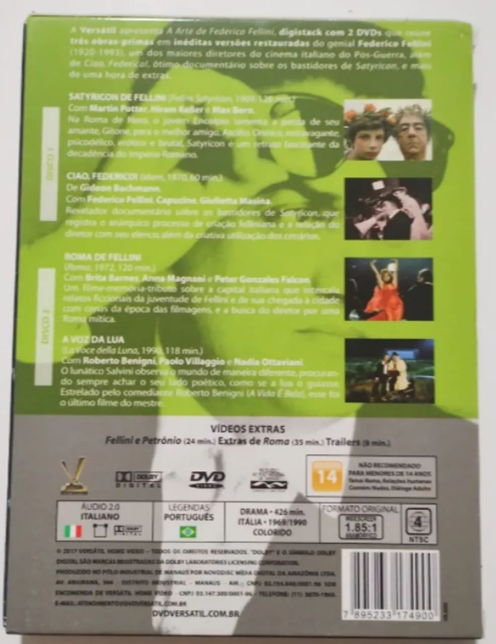Dvd a arte de Federico fellini ler descrição - CDs, DVDs etc - São