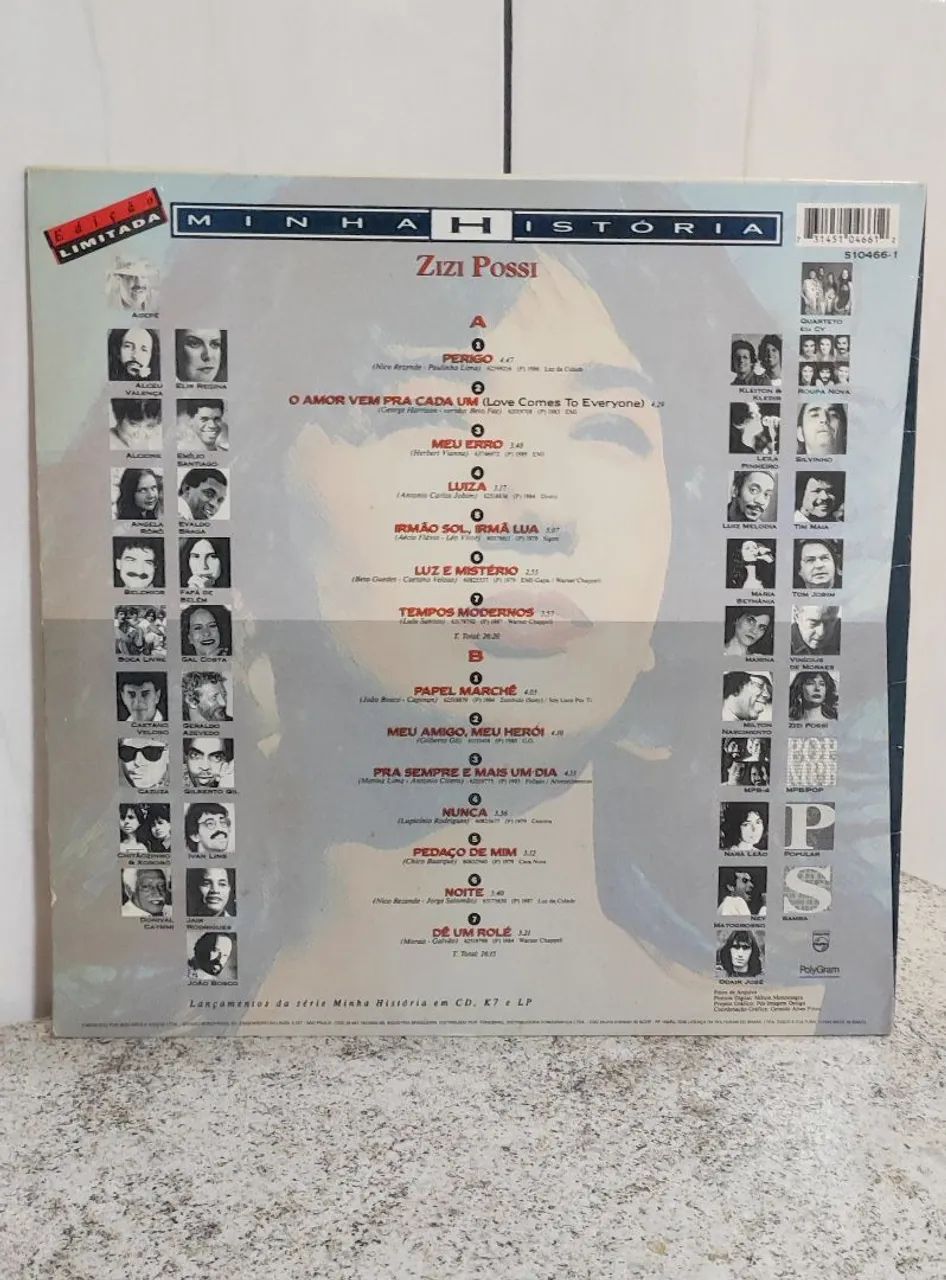 Disco de vinil Zizi Possi Minha História  - Foto 3