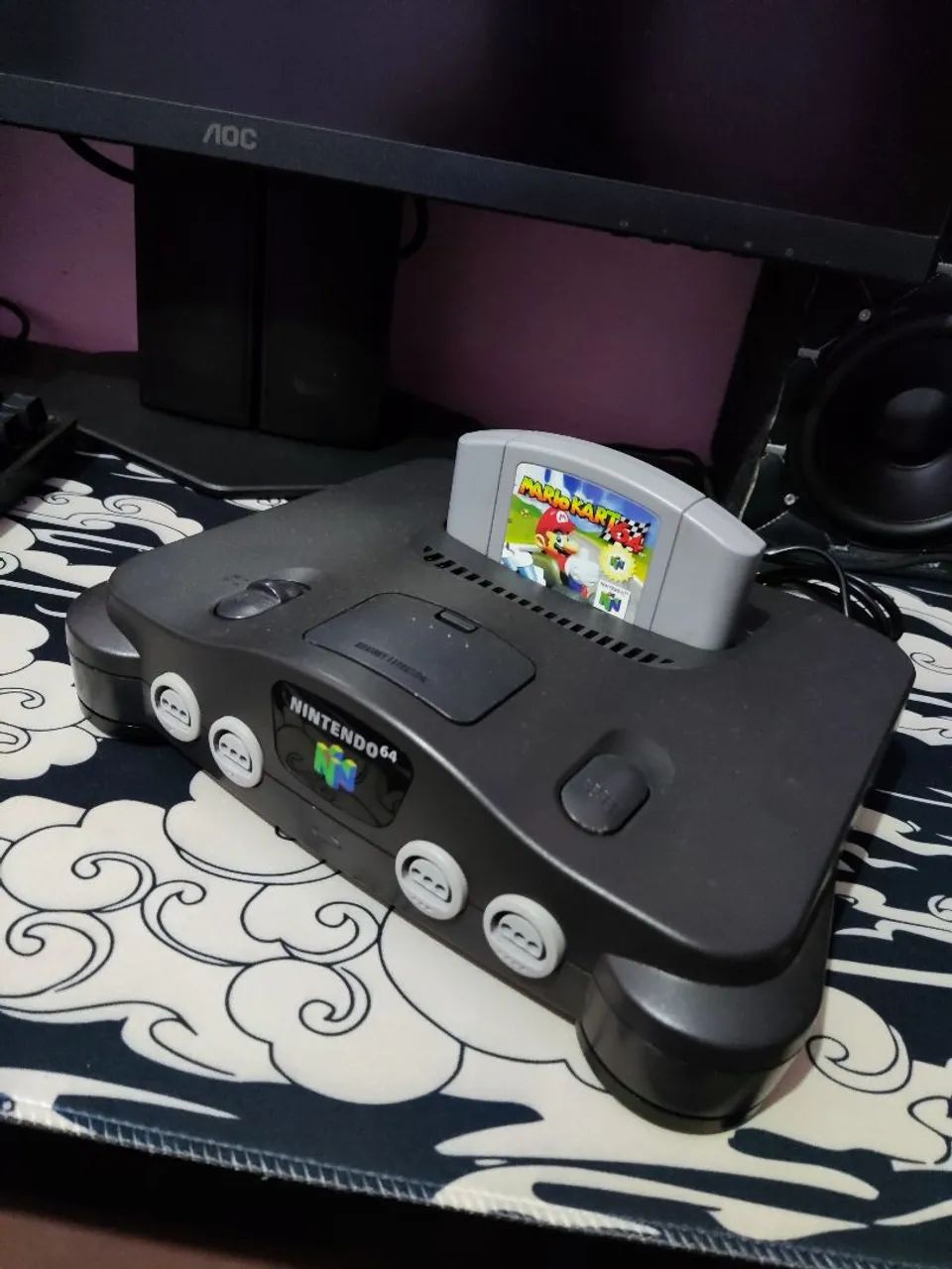Nintendo 64 japonês completo com 1 jogo