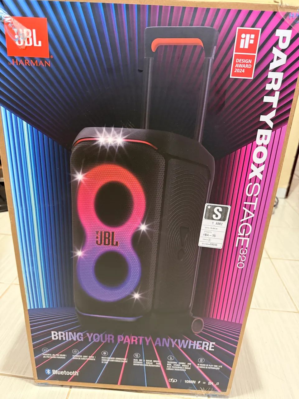 Jbl Partybox 320 lacrada - Foto 4
