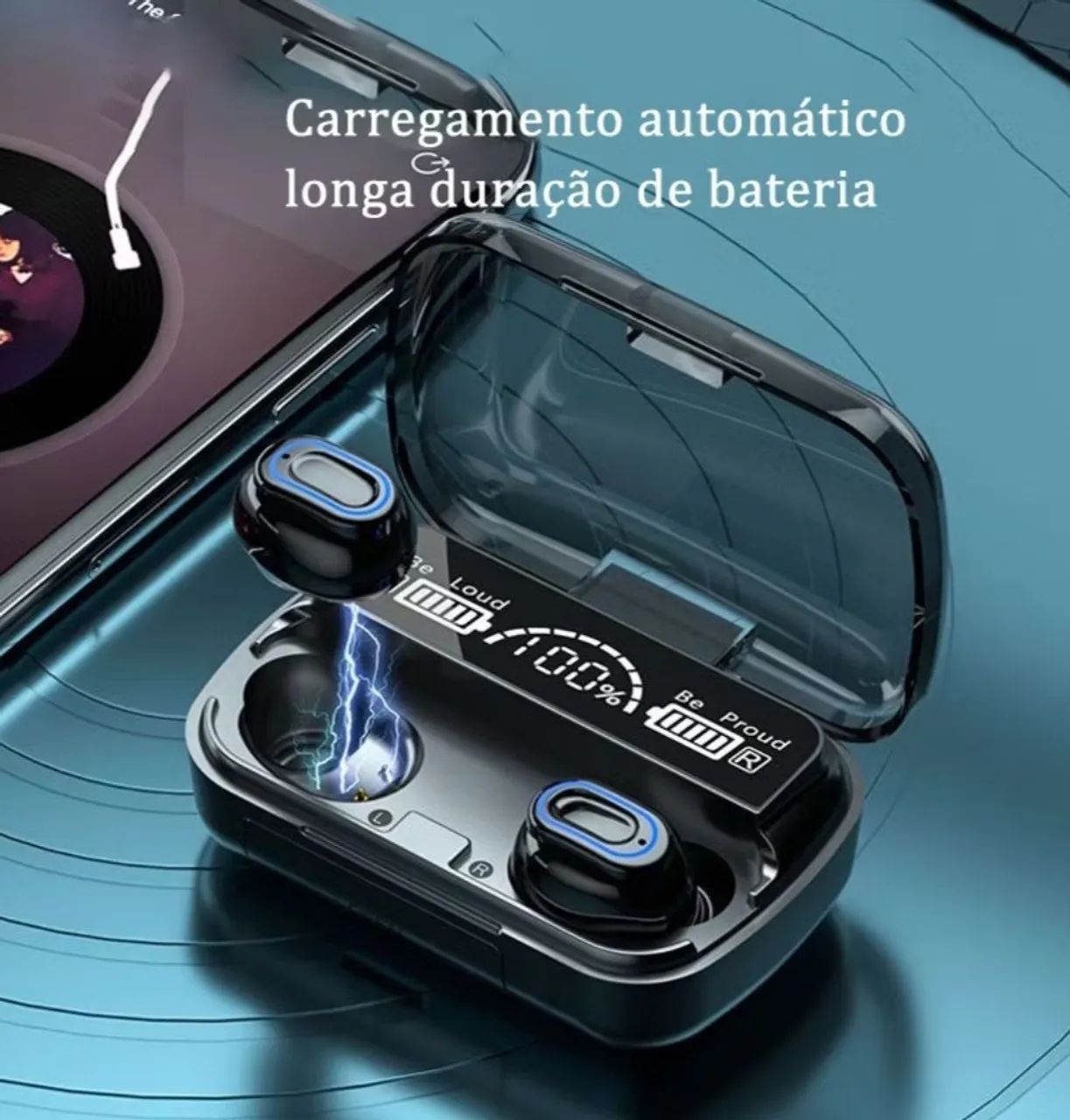 Fone Bluetooth para prática de esportes 
